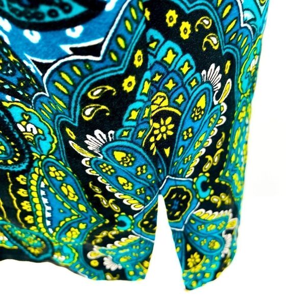 Liz Claiborne Plus Size Paisley Shirt/Dress 2X - Picture 4 of 9